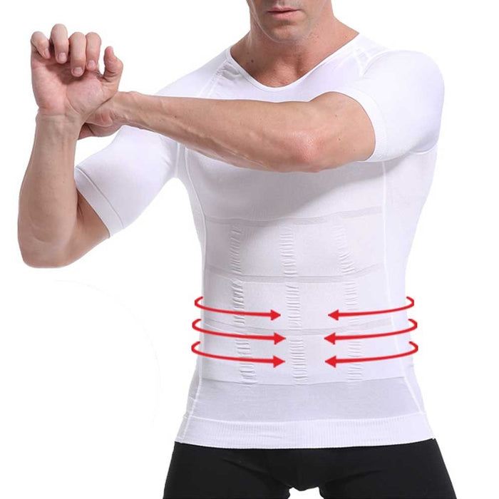 SculptFlex Men's Shapewear Tee - Flamin' Fitness
