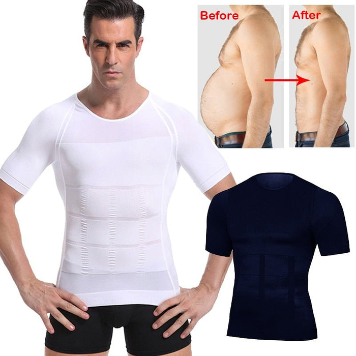 SculptFlex Men's Shapewear Tee - Flamin' Fitness