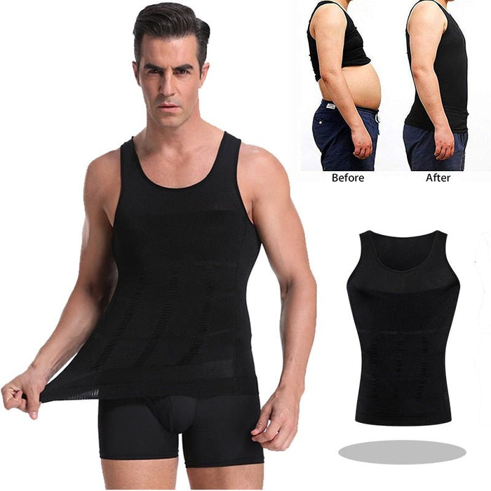 SculptFlex Men's Shapewear Vest - Flamin' Fitness