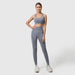 Short Sleeve Top & Leggings Gym Set - Flamin' Fitness