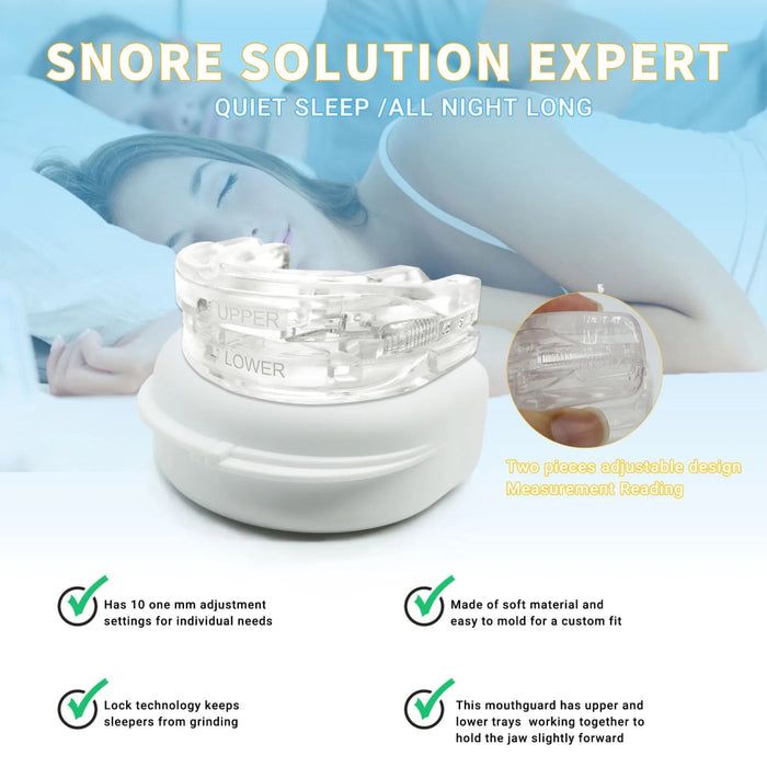 SilentSlumber Mouth Guard: Anti-Snoring Device - Flamin' Fitness