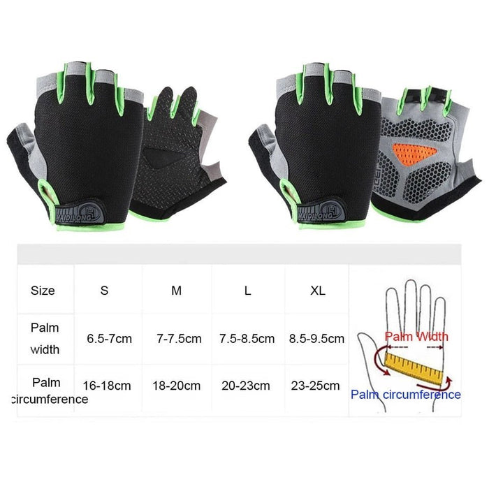 Silicone Gel Cycling Gloves - Flamin' Fitness