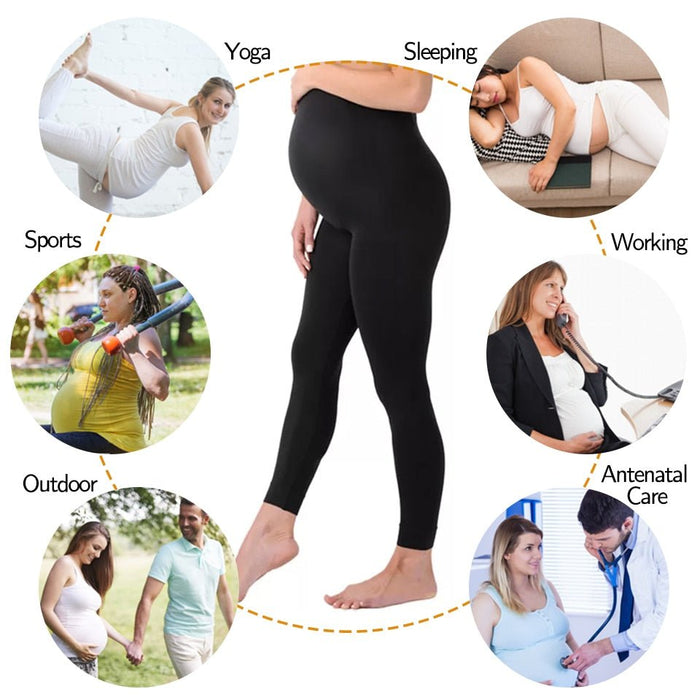SnugBump High-Waisted Maternity Leggings - Flamin' Fitness