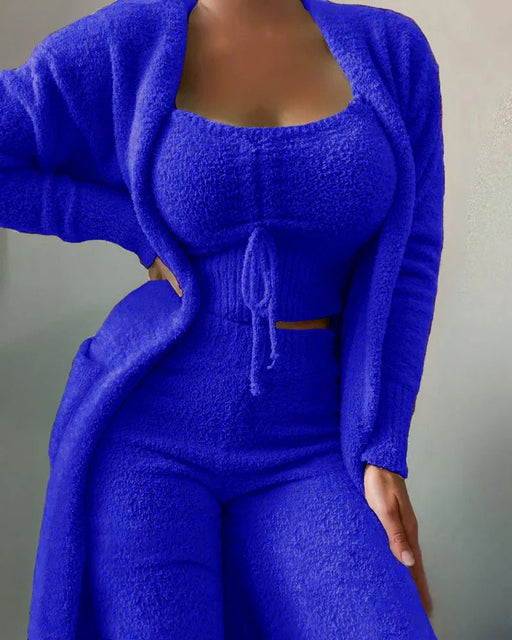 SnuggleSoft Fleece Loungewear Set - Flamin' Fitness