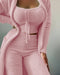 SnuggleSoft Fleece Loungewear Set - Flamin' Fitness