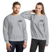 Sport Grey Embroidered Logo Sweatshirt - Flamin' Fitness