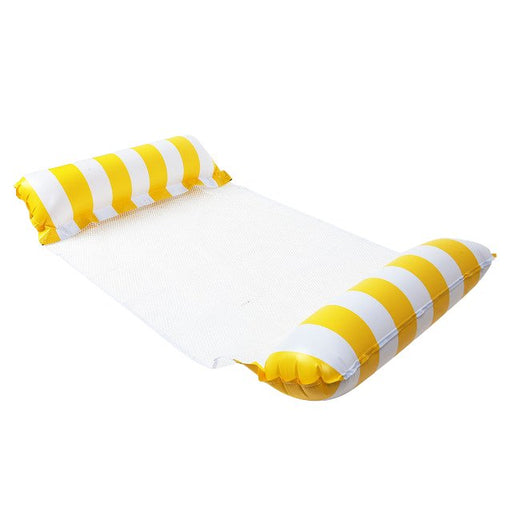 Striped Inflatable Pool Lilo - Flamin' Fitness