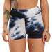 Tie-Dye Honeycomb Gym Shorts - Flamin' Fitness