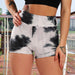 Tie-Dye Honeycomb Gym Shorts - Flamin' Fitness