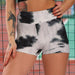 Tie-Dye Honeycomb Gym Shorts - Flamin' Fitness