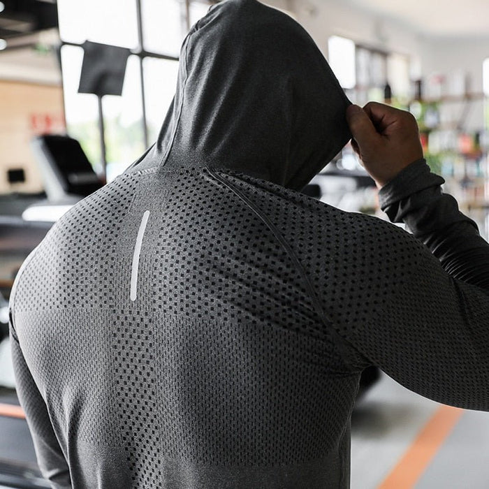 VitalMotion Men's Exercise Hooded Sweatshirt - Flamin' Fitness