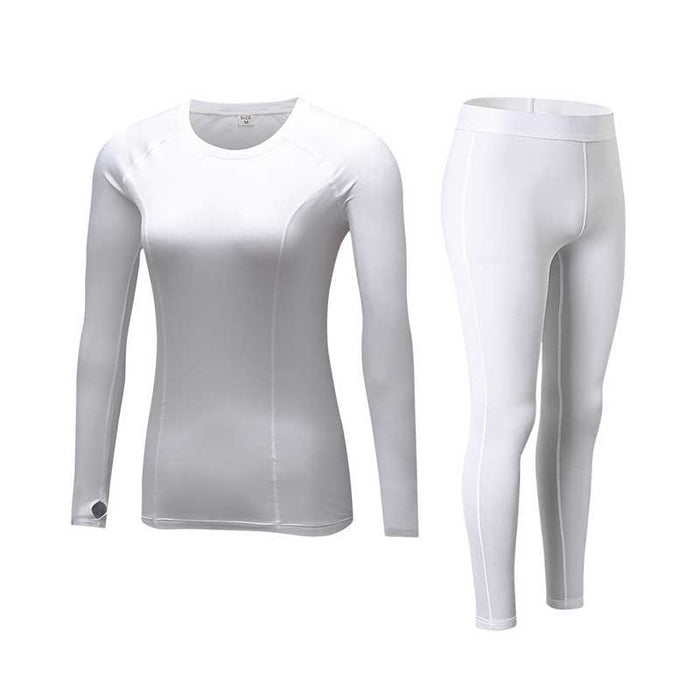 Women's Wool-Lined Thermal Base Layer Set - Flamin' Fitness