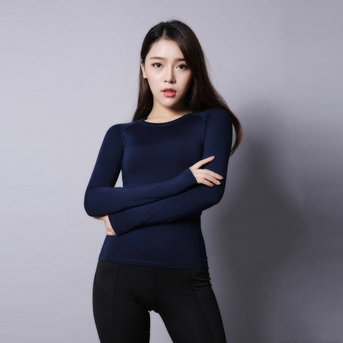 Women's Wool-Lined Thermal Base Layer Set - Flamin' Fitness